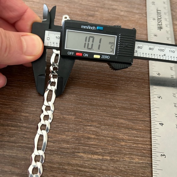 9.25 sterling silver Gents Bracelet - Picture 3 of 4